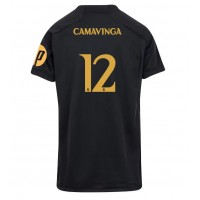 Dámy Fotbalový dres Real Madrid Eduardo Camavinga #12 2023-24 Třetí Krátký Rukáv